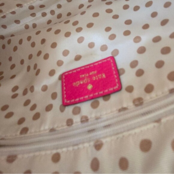 Pink Sapphire Kate Spade Wellesley Byrd Shoulder Bag 6x11 Flaw - Picture 6 of 8